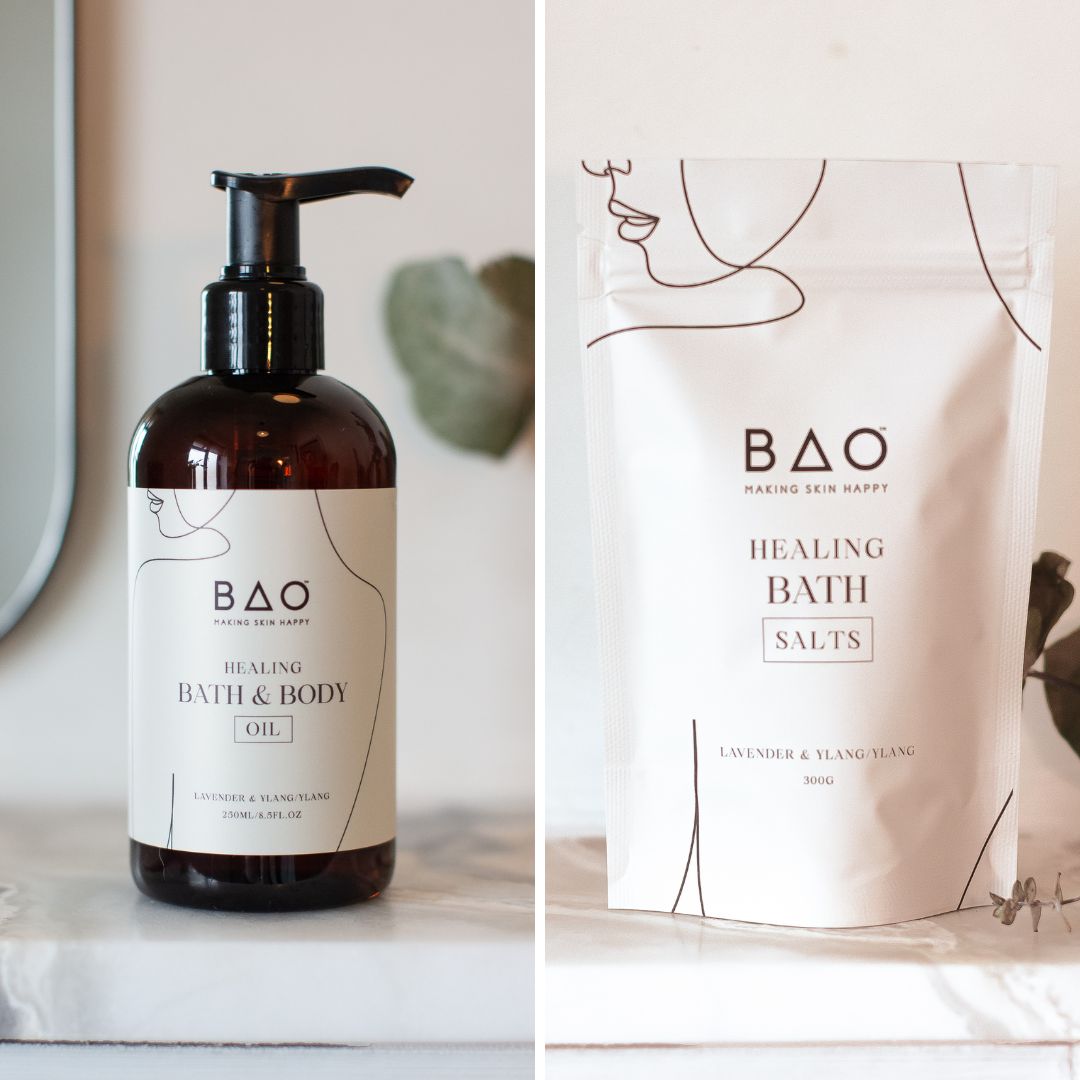 Healing Bath Salts & Body Oil Bundle