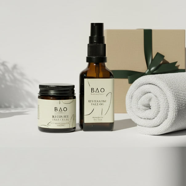 2 BAO products on a wooden surface