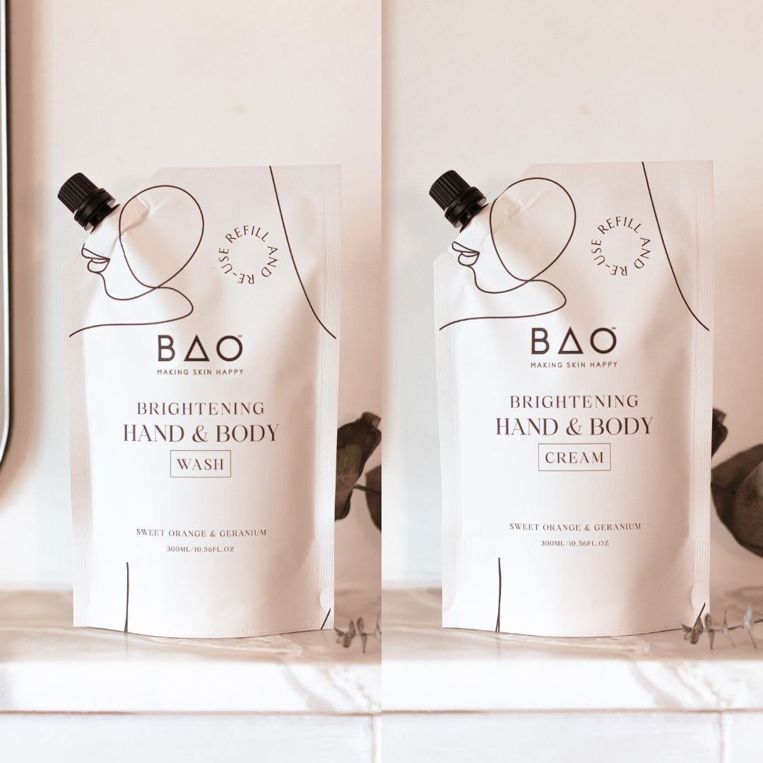 Brightening Hand & Body Wash & Cream Refill Bundle