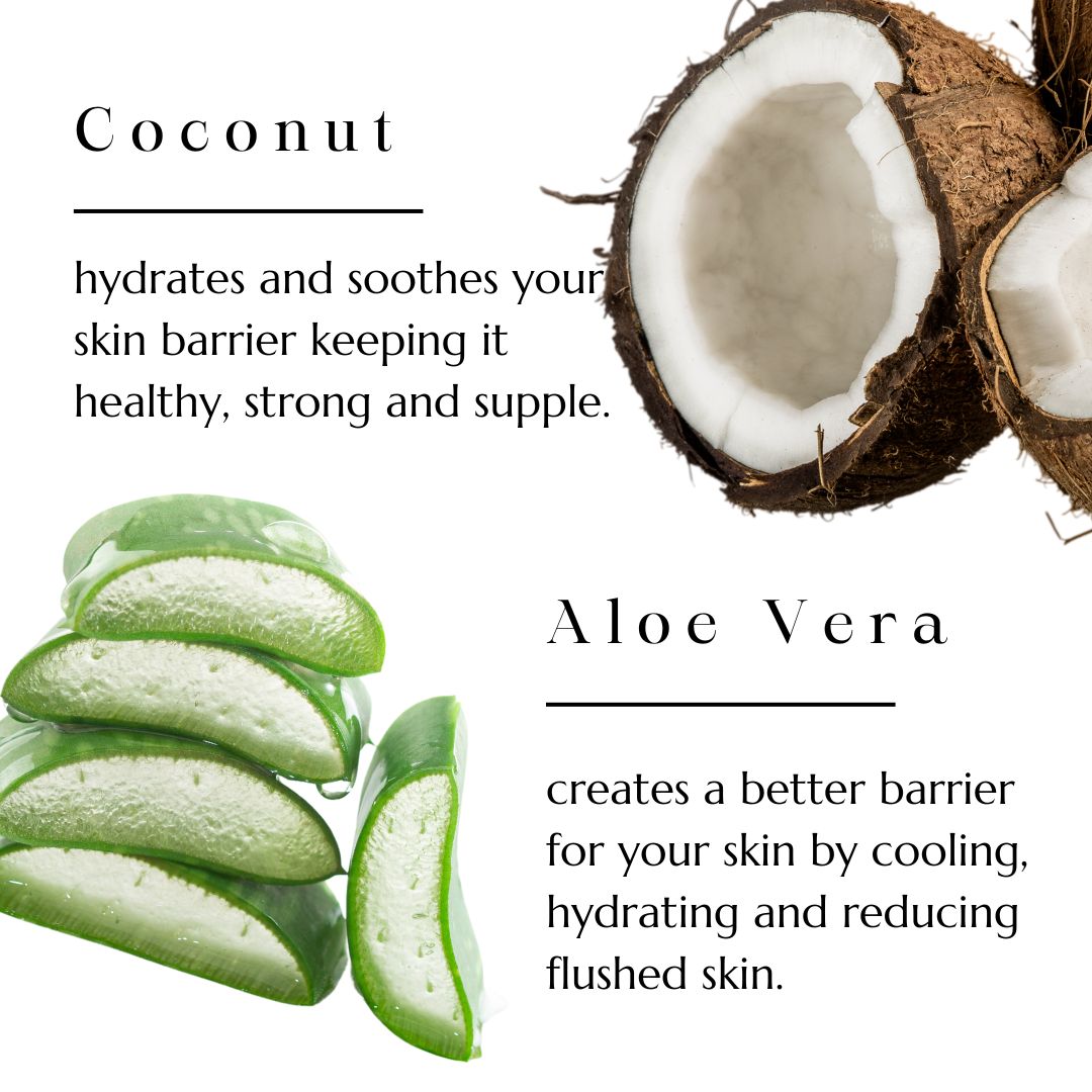 Coconut and aloe vera, key ingredients in BAO Refreshing Face Wash
