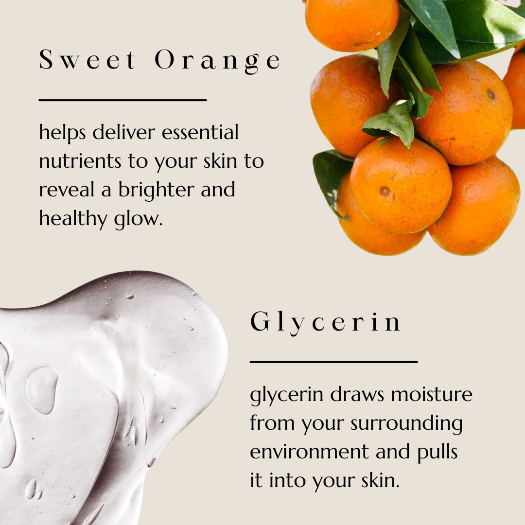 Sweet oranges and glycerin gel, key ingredients in BAO Refreshing Face Wash