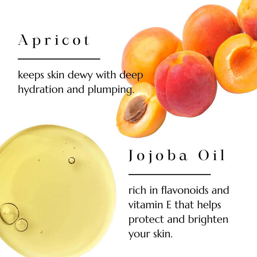 Apricots and jojoba oil, key ingredients in BAO Restorative Face Oil