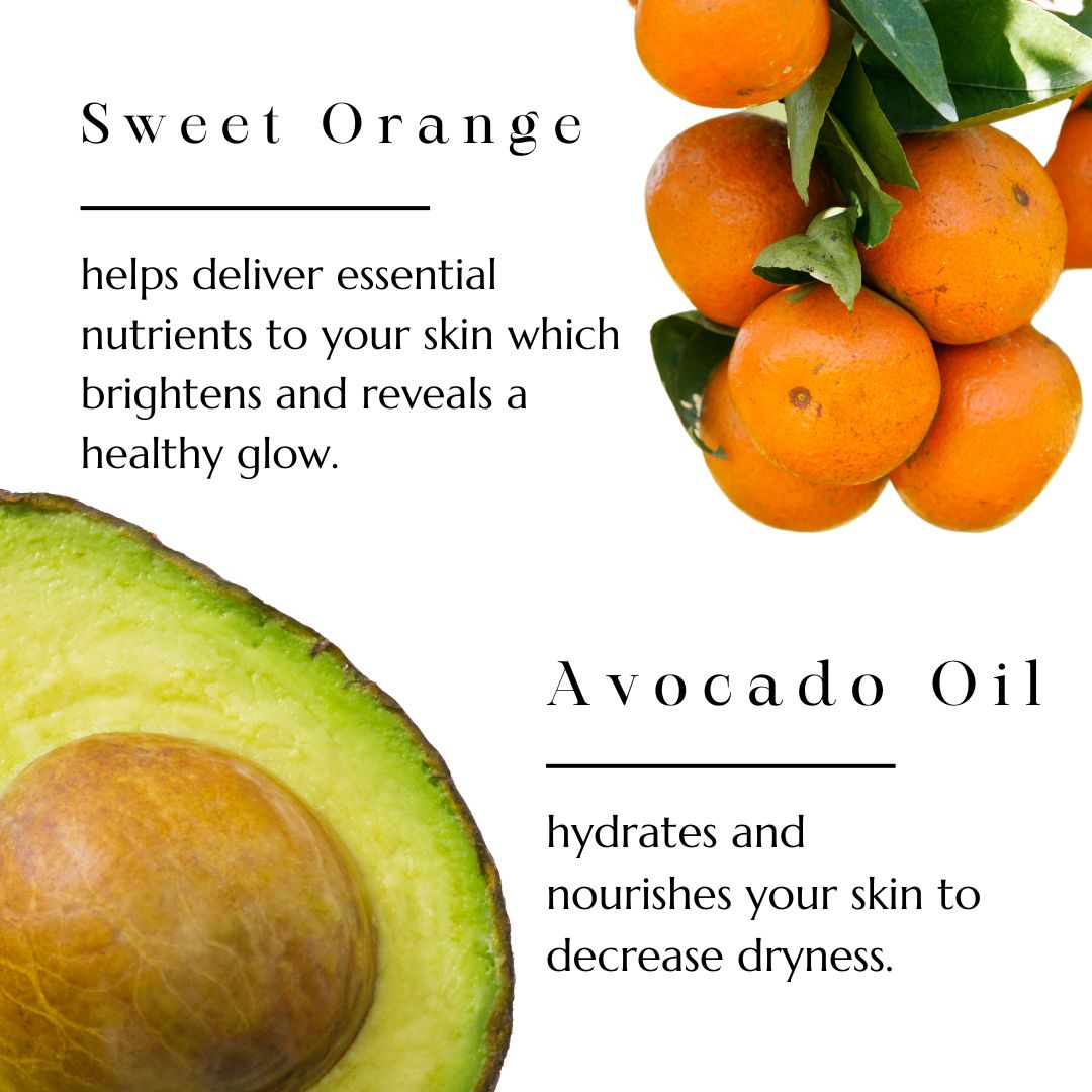 Sweet oranges and avocado, key ingredients in BAO Brightening Hand &amp; Body Cream